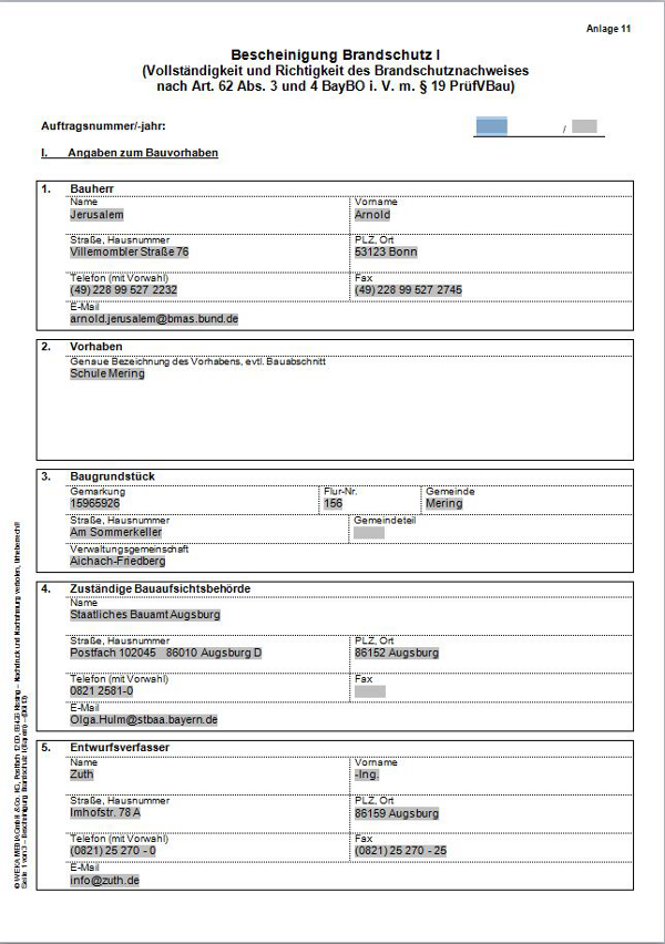 Baugenehmigung und Bauantrag
